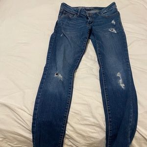 Rockstar lightly distressed skinny jeans